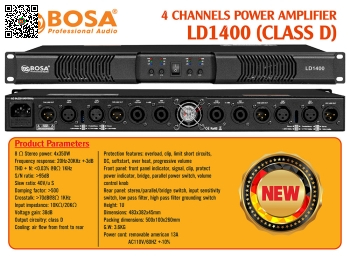 Main Công Suất 4 Kênh Bosa LD1400