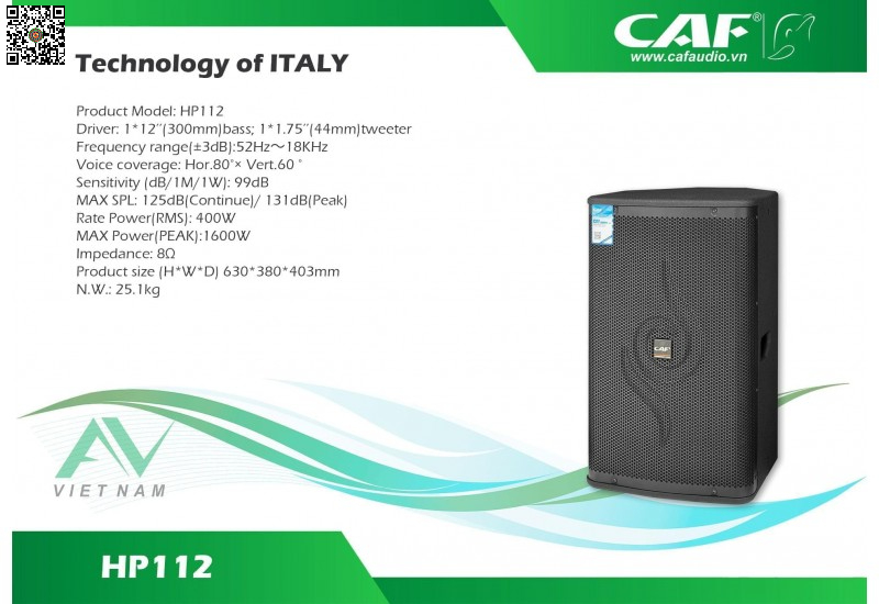 Loa CAF HP-112