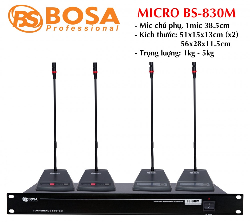 Micro Hội Nghị Bosa BS 830M